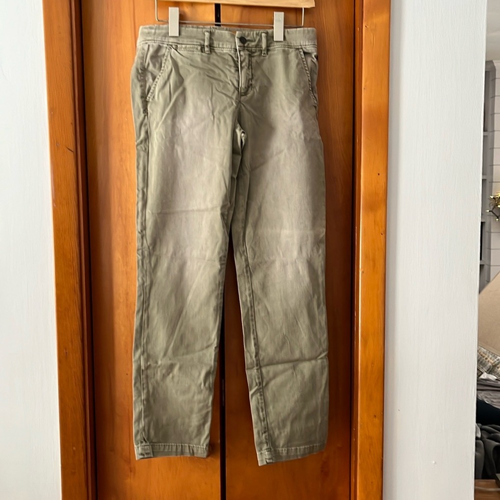 Anthropology Pilcro & The Letterpress Green Hyphen Chino Pants size‎ 27
